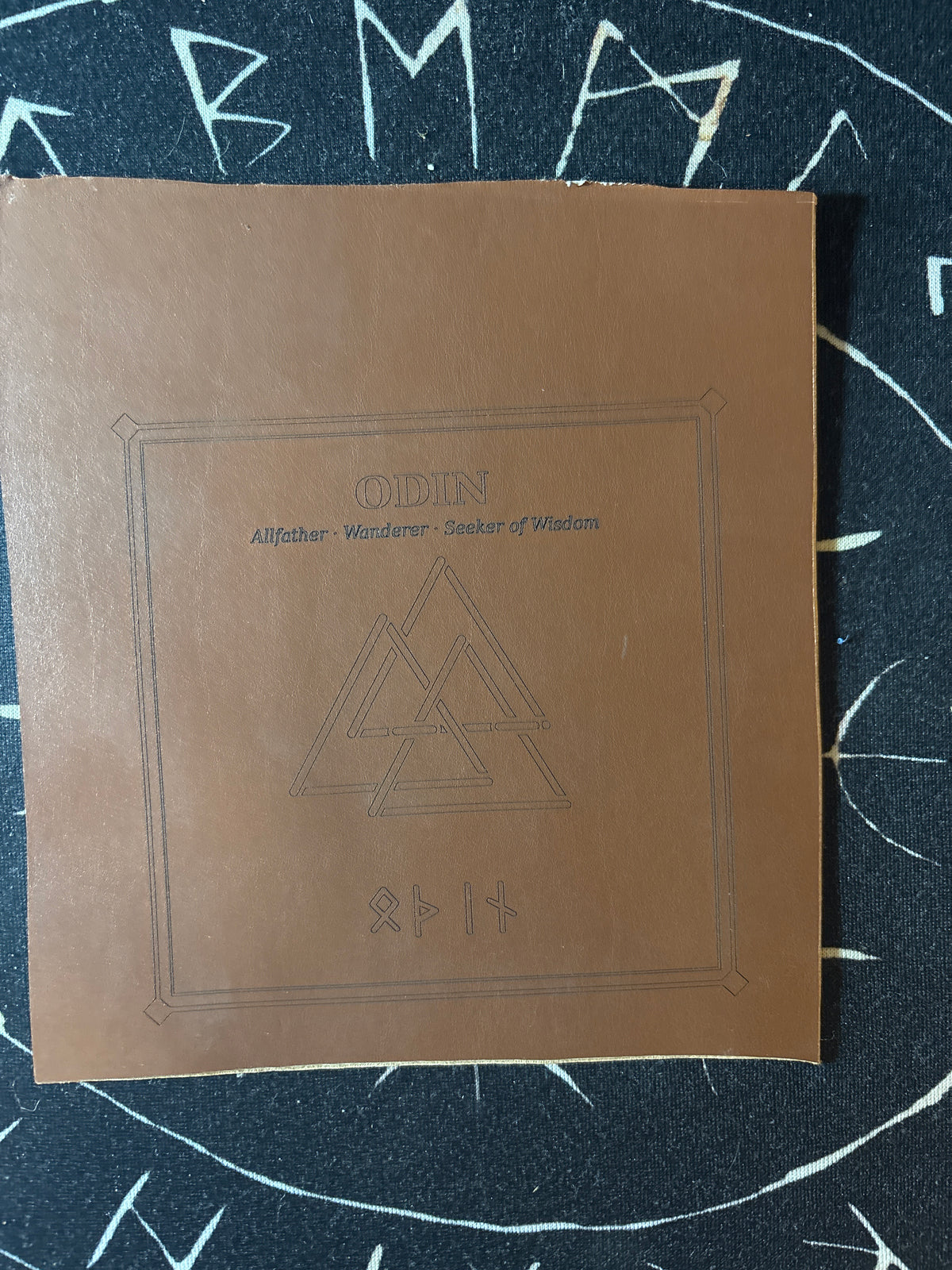 Laser engraved deity altar cloth by Midgard Artistry, photo 2