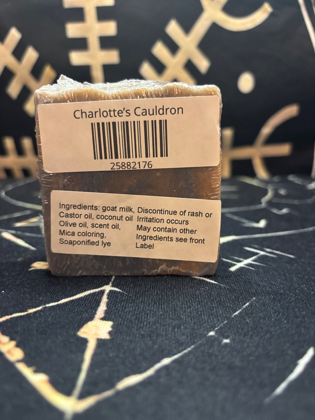 Charlotte's Cauldron real chai goat milk soap by Midgard Artistry, photo 2