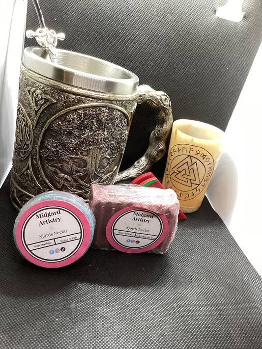 Njorn’s Nectar soap and scrub bundle