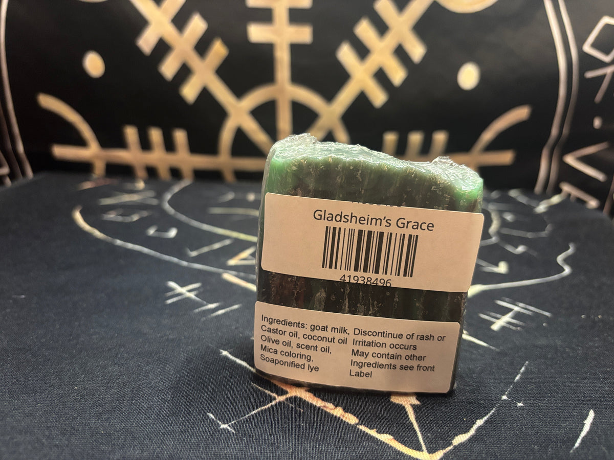 Gladsheim's Grace floral goat milk soap by Midgard Artistry, photo 2