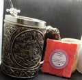 Frigg's Wine cabernet rune wax melts, handmade by Midgard Artistry