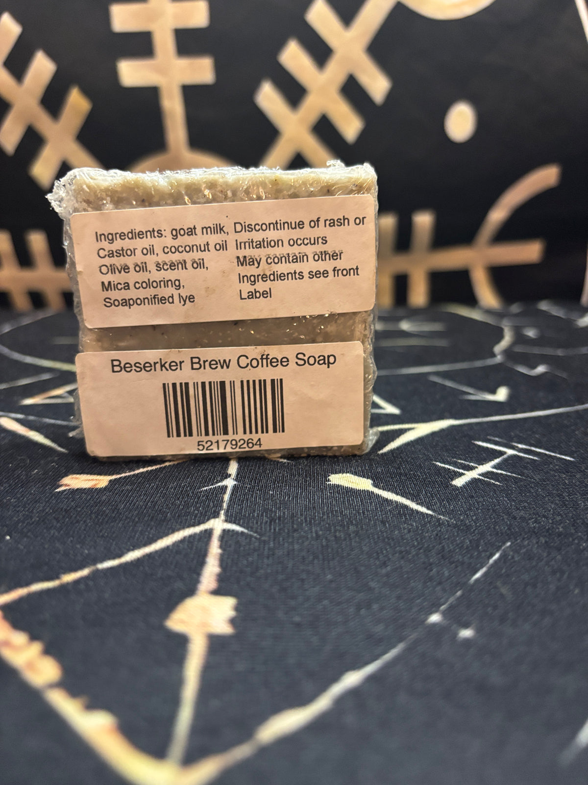 Berserker Brew coffee soap by Midgard Artistry, photo 2