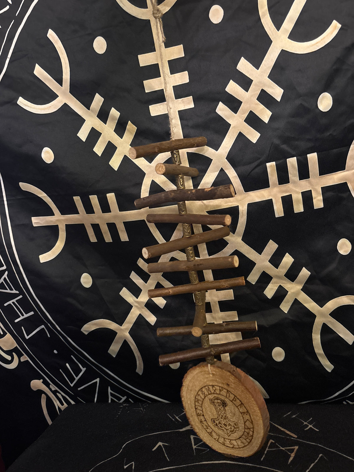Handmade Valhalla ladder by Midgard Artistry