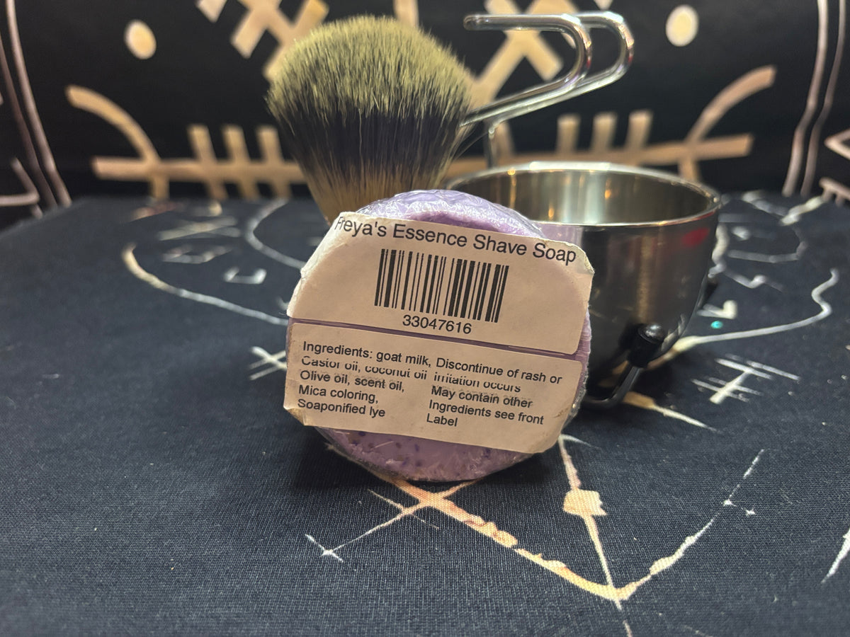 Freya's Essence rose and jasmine shave soap by Midgard Artistry, photo 2