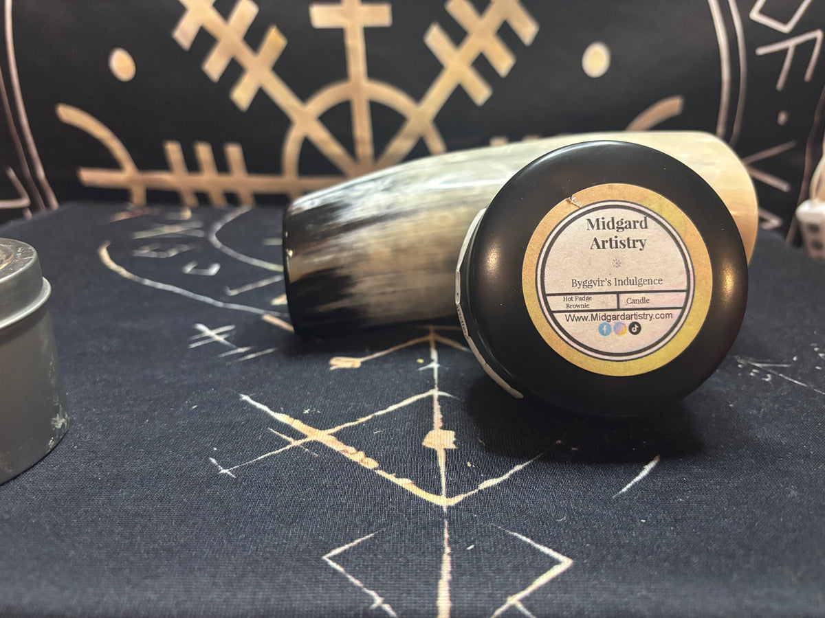 Homemade candle tins by Midgard Artistry, photo 3