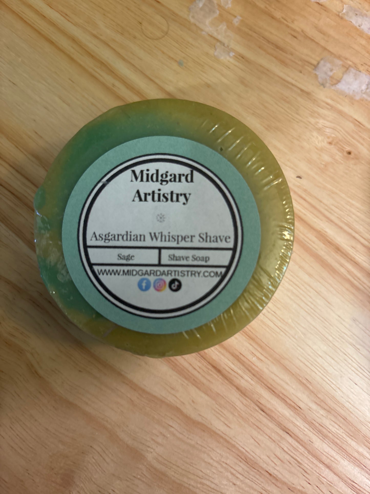 Asgardian Whisper Shave soap