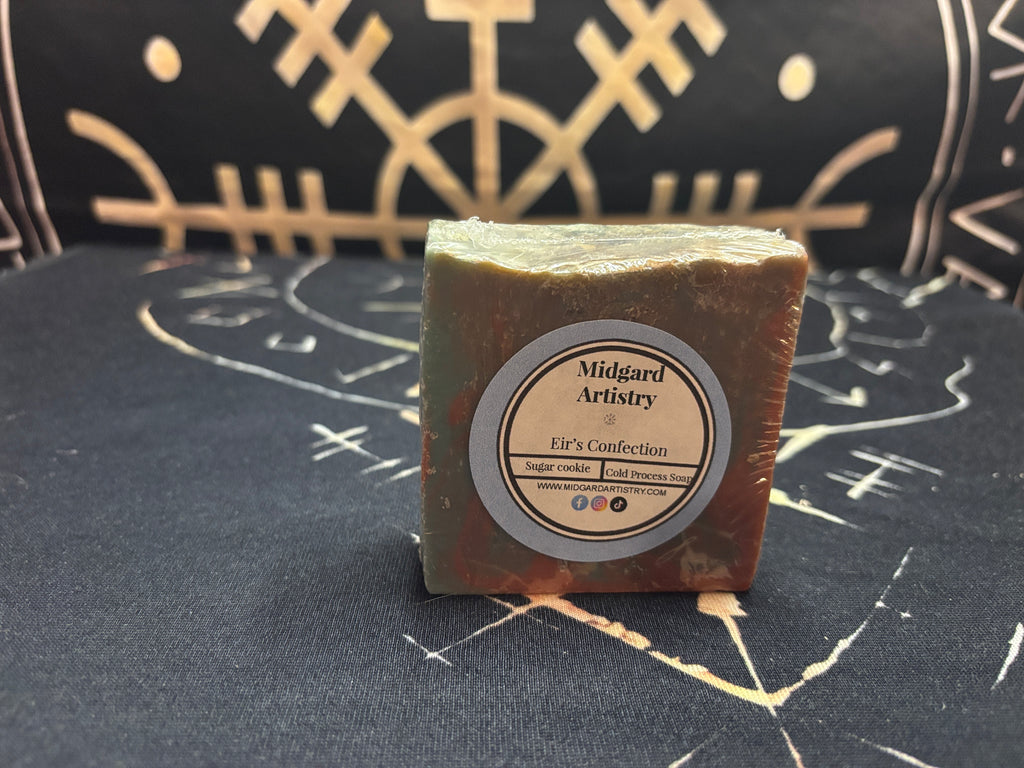 Eir's Confection sugar cookie goat milk soap by Midgard Artistry