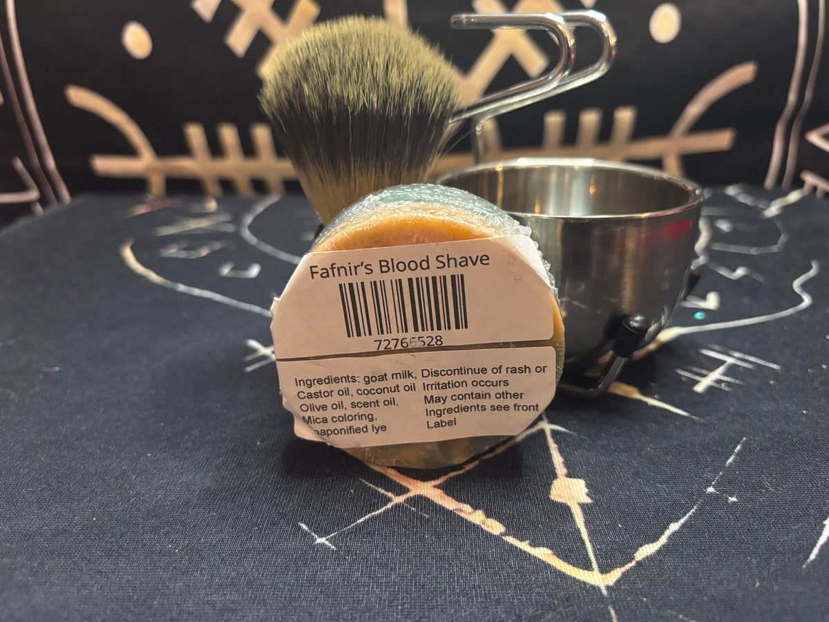 Fafnir's Blood dragon's blood shave soap by Midgard Artistry, photo 2
