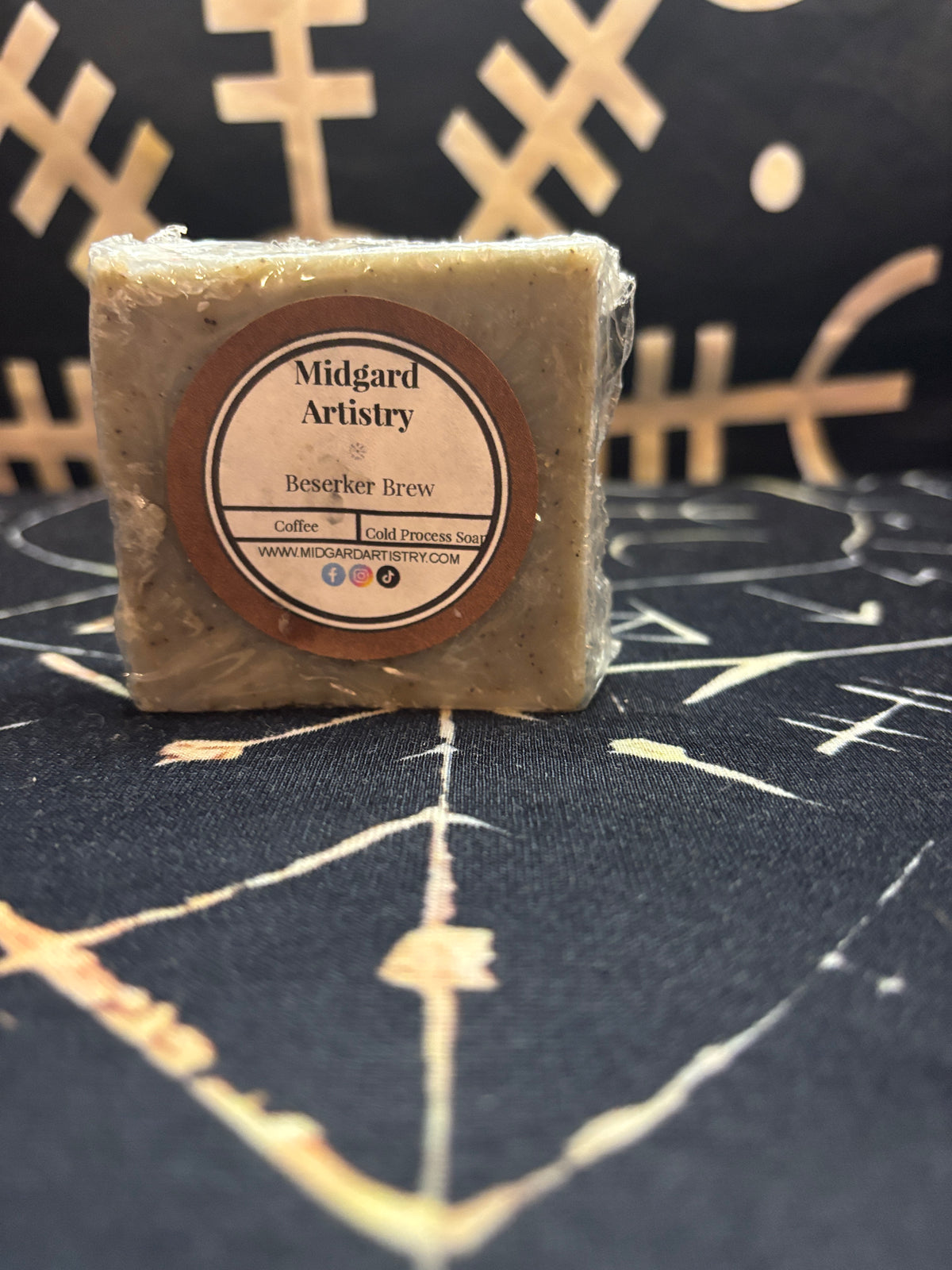 Berserker Brew coffee soap by Midgard Artistry