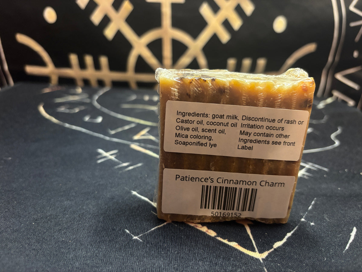 Patience's Cinnamon Charm rose honey goat milk soap by Midgard Artistry, photo 2