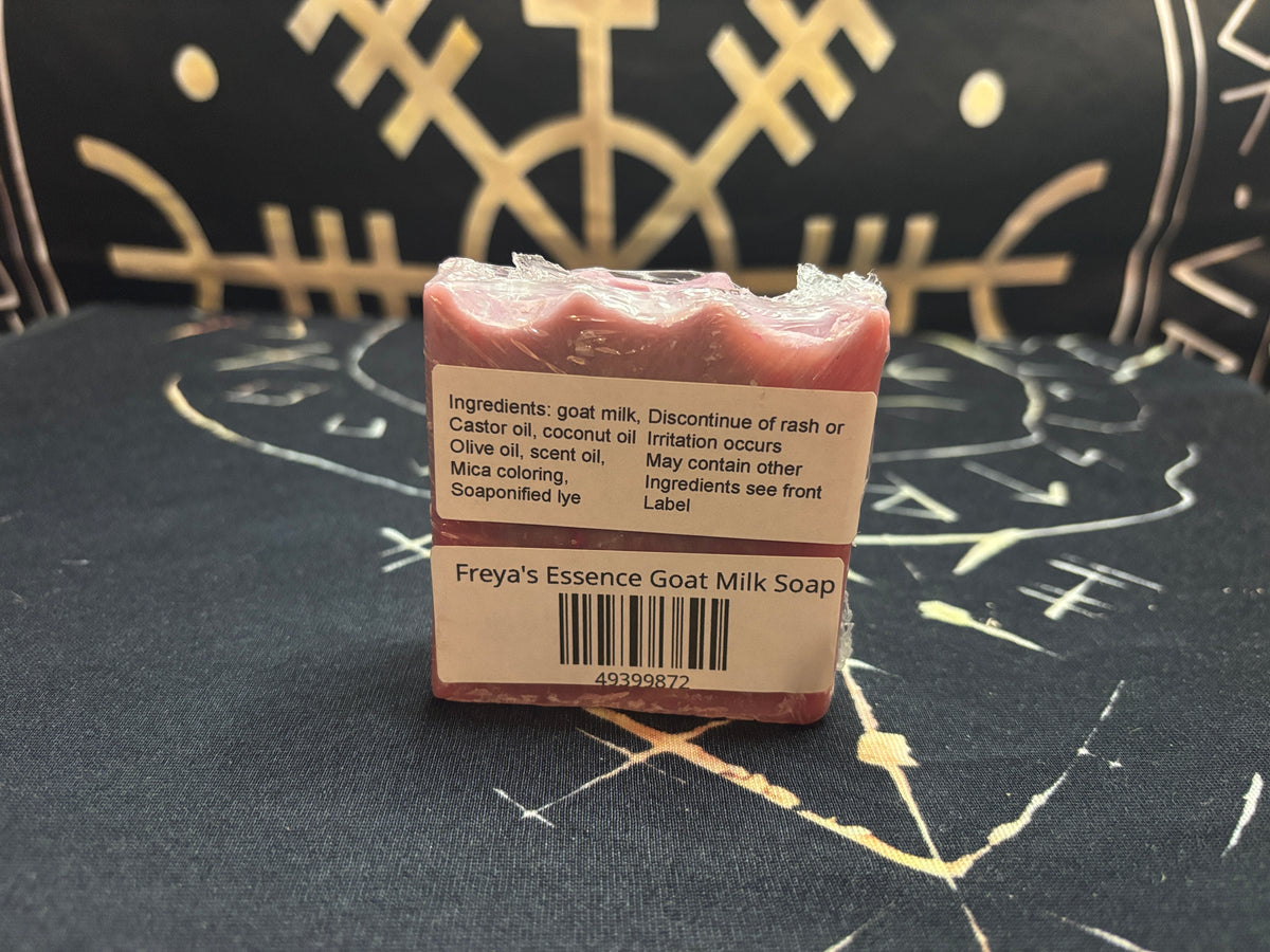 Freya's Essence rose and jasmine goat milk soap by Midgard Artistry, photo 2