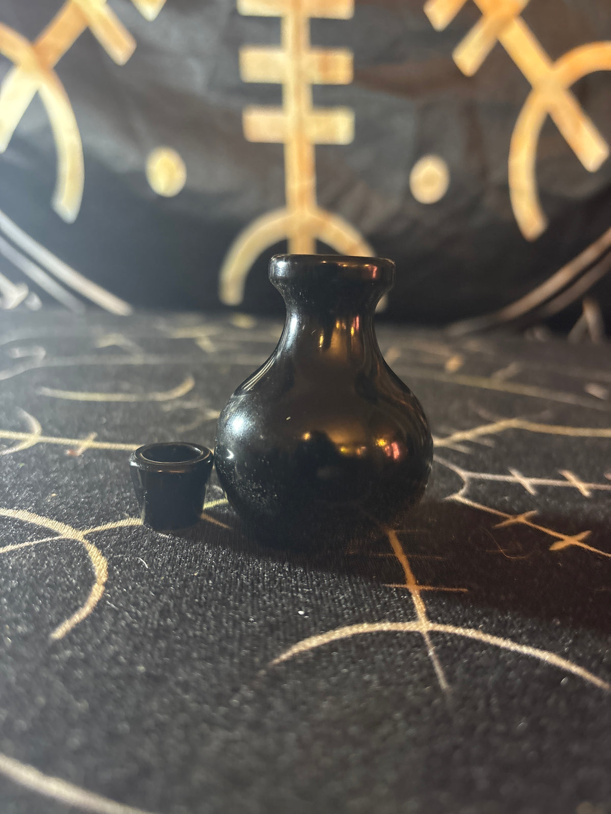 Handmade resin potion jar by Midgard Artistry